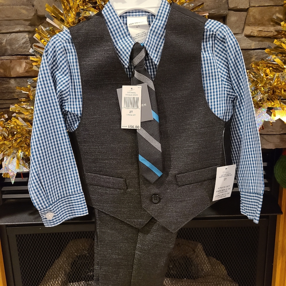 Toddler 4 Piece Suit Set